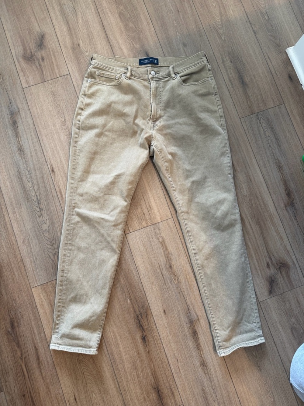 Abercrombie & Fitch tan jeans